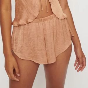 Dynamite Satin Sleep Shorts